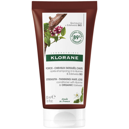 Klorane Quinine & Edelweiss Bio Conditioner Versterkend & Stimulerend Tegen Haaruitval 50ml