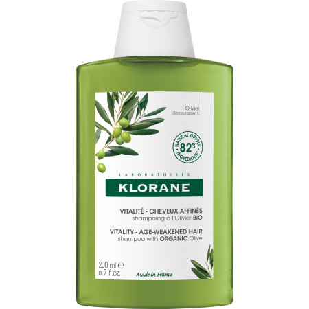 Klorane Shampoo met Bio Olijfboomextract Fles 200ml