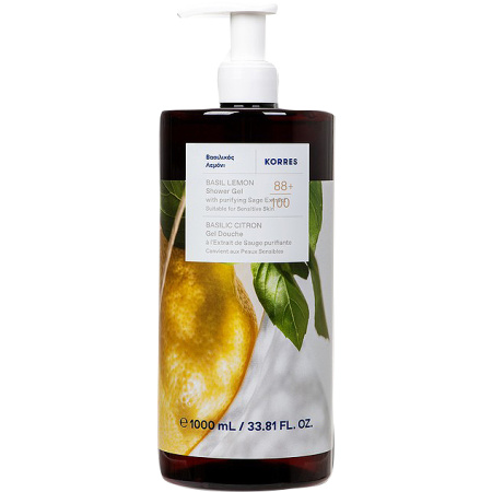 Korres KB Basil Lemon Douchegel 1l