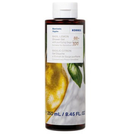 Korres KB Basil Lemon Douchegel 250ml
