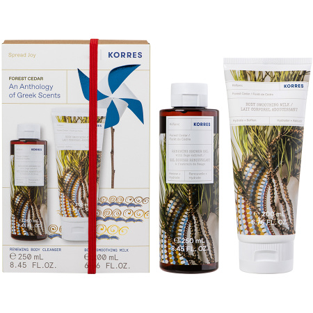 Korres Koffertje Forest Cedar Douchegel 250ml & Bodylotion 200ml