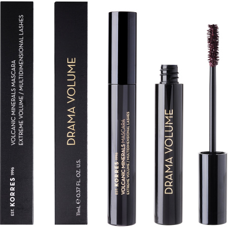 Korres Volcanic Minerals Mascara Extreme Drama Volume 02 Plum Brown 11ml