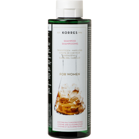 Korres Vrouwen Antihaaruitval Shampoo Cystine En Glycoproteïnen Fles 250ml
