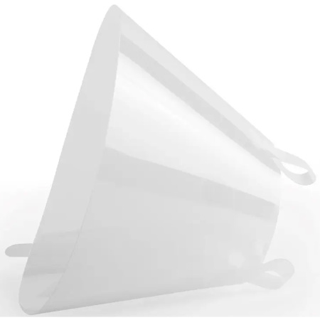 Kruuse Buster Klassieke Transparante Kraag 10cm Voor Honden 10 Stuks