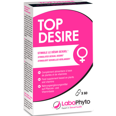 Labophyto Top Desire Goede Seksuele Betrekkingen 60 Plantaardige Capsules