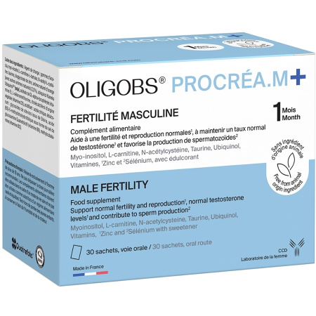 Laboratoire CCD Oligobs Procréa.M+ Mannelijke Vruchtbaarheid 30 Zakjes