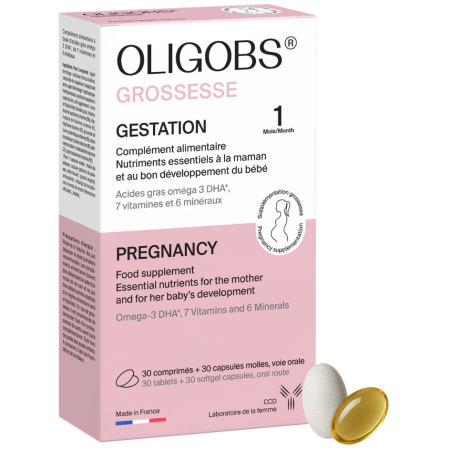 Laboratoire CCD Oligobs Zwangerschap 1 Maand 30 Tabletten + 30 Capsules
