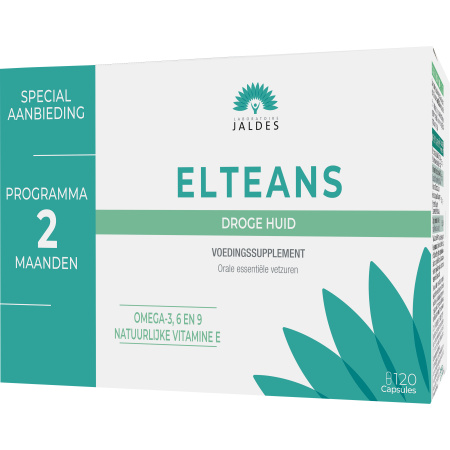 Laboratoire Jaldes Elteans Voedingssupplement Droge Huid 120 Capsules