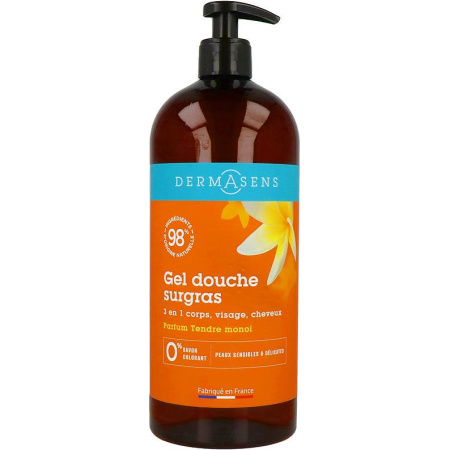 Marque Verte Dermasens Douchegel Surgras 3in1 Monoï Pompfles 1l