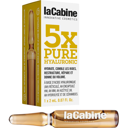 LaCabine 5xPure Hyaluronic Alle Huidtypen Ampul 1x2ml