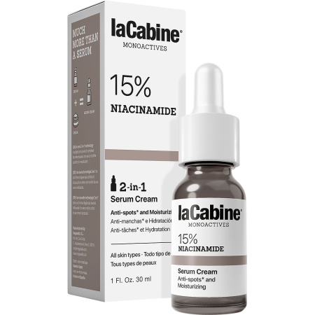 LaCabine Monoactives 15% Niacinamide Crème Serum Druppelflesje 30ml