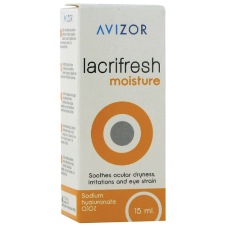 Avizor Lacrifresh Moisture Smerende En Hydraterende Oplossing Fles 15ml