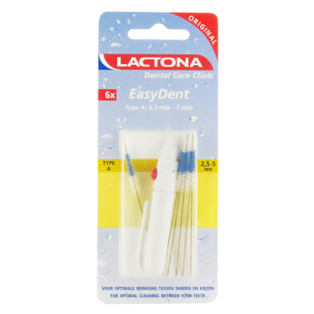 Lactona EasyDent Interdentale Ragers 2,5-5mm Type A 6 Stuks