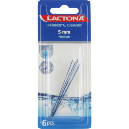 Lactona Tandenborstel Interdental Medium 6 Stuks