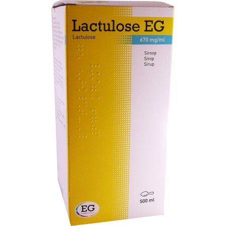 Lactulose EG 670mg/Ml Laxeermiddel Siroop 500ml