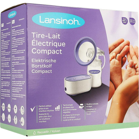 Lansinoh Elektrische Borstkolf Compact 1 Stuk