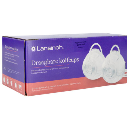 Lansinoh Handsfree Dubbele Borstkolf Kit 3 Maten 2 Sets