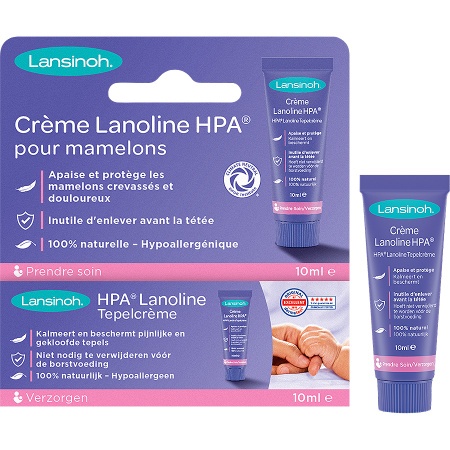Lansinoh HPA Lanoline Tepelcreme Tube 10ml