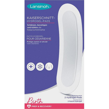 Lansinoh Hydrogel Caesarean Patch 2 Stuks