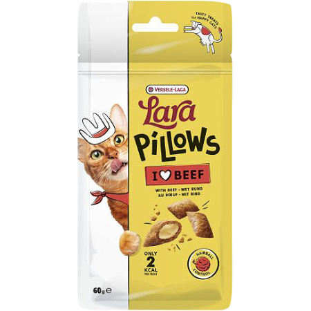Lara Pillows Met Rundvlees Haarbal Controle Treats 60g