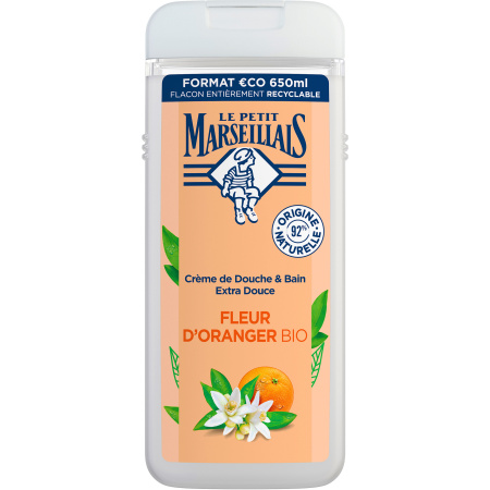 Le Petit Marseillais Douchebad Extra Zacht Oranjebloesem 650ml