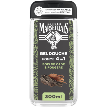Le Petit Marseillais Douchegel Heren 4in1 Cadehout En Varen 300ml