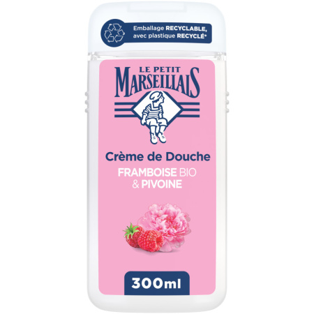 Le Petit Marseillais Extra Zachte Douchecrème Bio Framboos En Bio Pioenroos 300ml