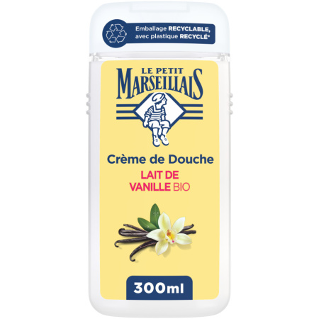Le Petit Marseillais Extra Zachte Douchecrème Bio Vanillemelk 300ml