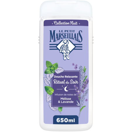 Le Petit Marseillais Ontspannende Douchecrème Avondritueel Citroenmelisse En Lavendel 650ml