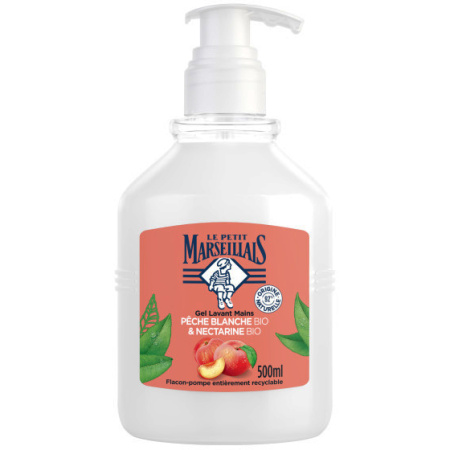Le Petit Marseillais Handwasgel Witte Perzik En Nectarine Pompfles 500ml