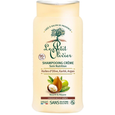 Le Petit Olivier Shampoo Voedende Crème Olijfolie/Scheaboter/Argan 250ml