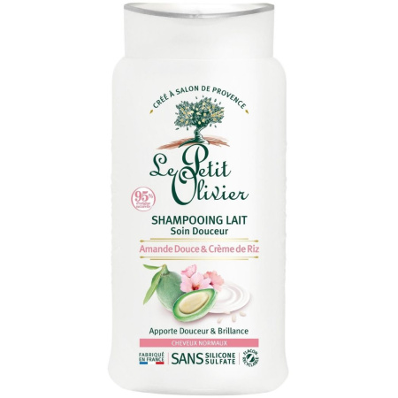 Le Petit Olivier Milde Amandel En Rijst Crème Shampoo Fles 250ml
