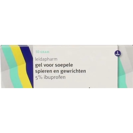 Leidapharm Gel Voor Soepele Spieren En Gewichten 5% Ibuprofen 50g