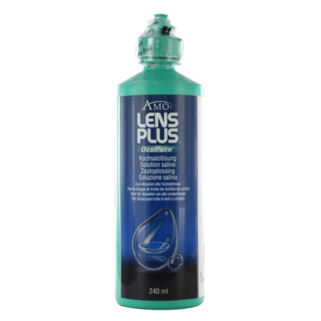 Lens Plus OcuPure Zoutoplossing Voor Het Afspoelen Van Alle Contactlenzen Fles 240ml