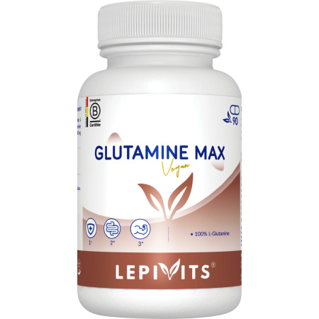 Lepivits Glutamine Max Hooggedoseerde L-Glutamine 800mg 90 Capsules