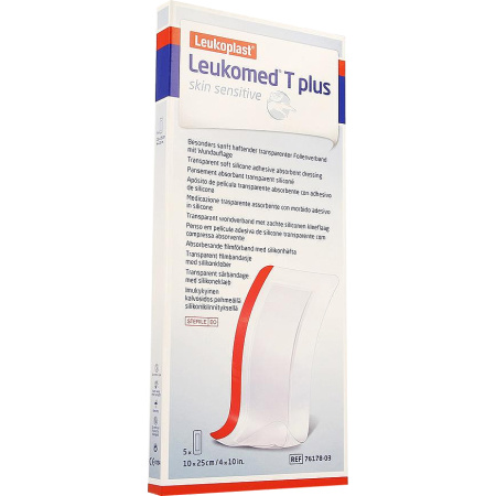 Leukomed T Plus Skin Sensitive 10cmx25cm Stuks 5 (7617803)