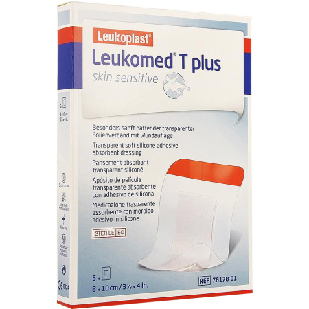 Leukomed T Plus Skin Sensitive 8cmx10cm Stuks 5 (7617801)