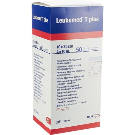 Leukomed T Plus Verband Steriel 10cm x 25cm 50 Stuks (7238203)
