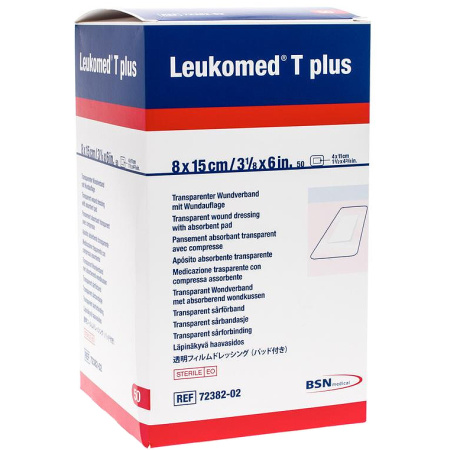 Leukomed T Plus Verband Steriel 8cm x 15cm 50 Stuks (7238202)
