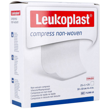 Leukoplast Non-Woven Steriel Kompres 10x10cm 25 Stuks