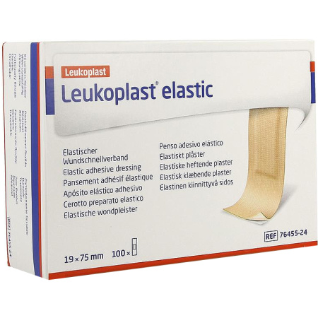 Bsn Medical Leukoplast Elastic Elastische Wondpleister 19x75mm 100 Stuks