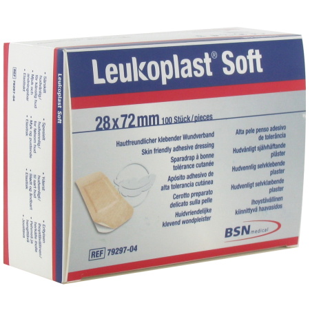 Leukoplast Zachte Strips 28x72mm 100 Stuks (7929704)