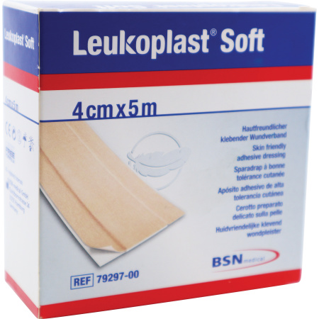 Leukoplast Zacht 5m x 4cm 1 Stuk (7929700)
