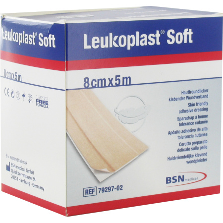 BSN Medical Leukoplast Zachte Goede Huidtolerantie Pleister 8cm x 5m 1 Stuk