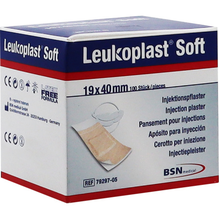 Leukoplast Zachte Injectiepleisters 19x40mm 100 Stuk (7929705)