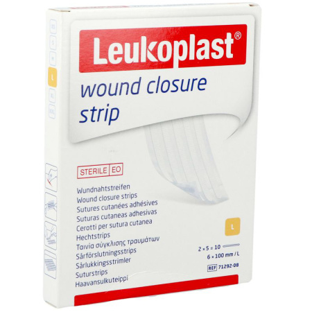 Leukoplast Wound Closure Strip 6x100mm 10 Stuks