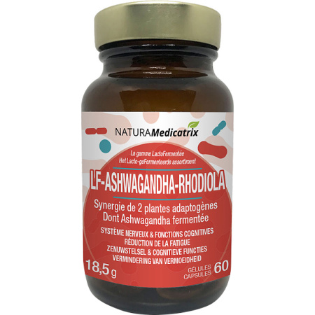 LF-Ashwagandha-Rhodiola Zenuwstelsel Cognitieve Functies Vermindering Van Vermoeidheid 60 Capsules