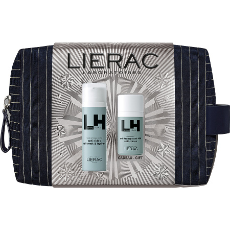 Lierac Homme Kerstset Globale Anti-Age Fluïde 50ml + Deodorant 50ml Gratis