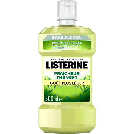 Listerine Fris Mondwater Groene Thee Lichtere Smaak Fles 500ml