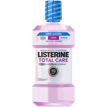 Listerine Total Care 10in1 Alcoholvrij Mondwater Lichtere Smaak Fles 500ml